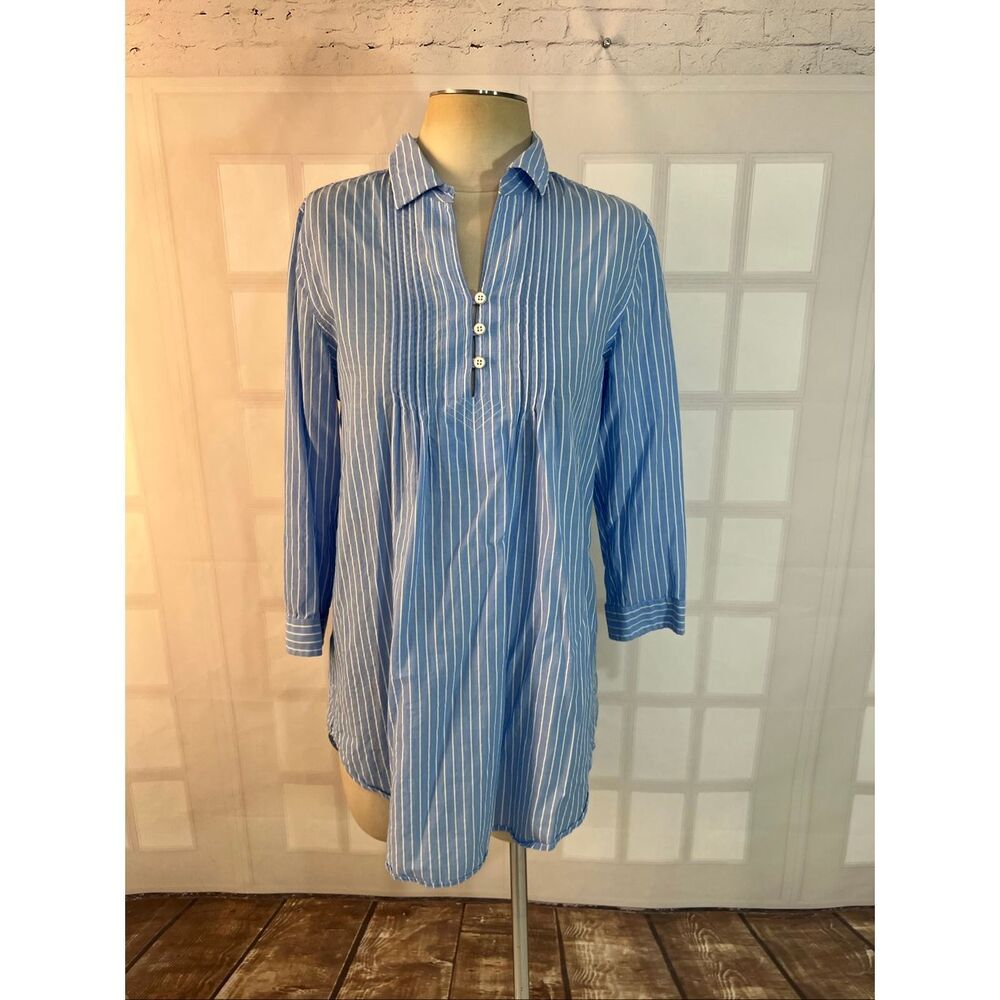 Vineyard Vines Blue and White Striped Tunic